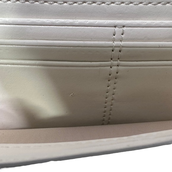 COACH Daisy Patchwork Emma Blue & White Tote w/ Matching Wallet - Picture 13 of 15